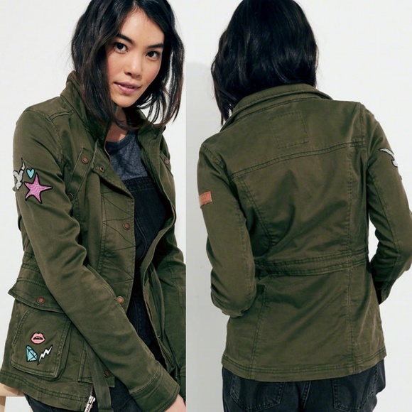 Hollister Jackets & Blazers - SOLD! Military Twill Jacket